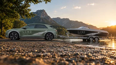B96 mit dem Boot in den Urlaub bei der Fahrschule Lind