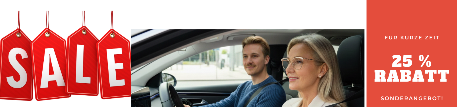 Auffrischungskurs Auto in Berlin bei der Fahrschule Lind mit 25 % Rabatt.